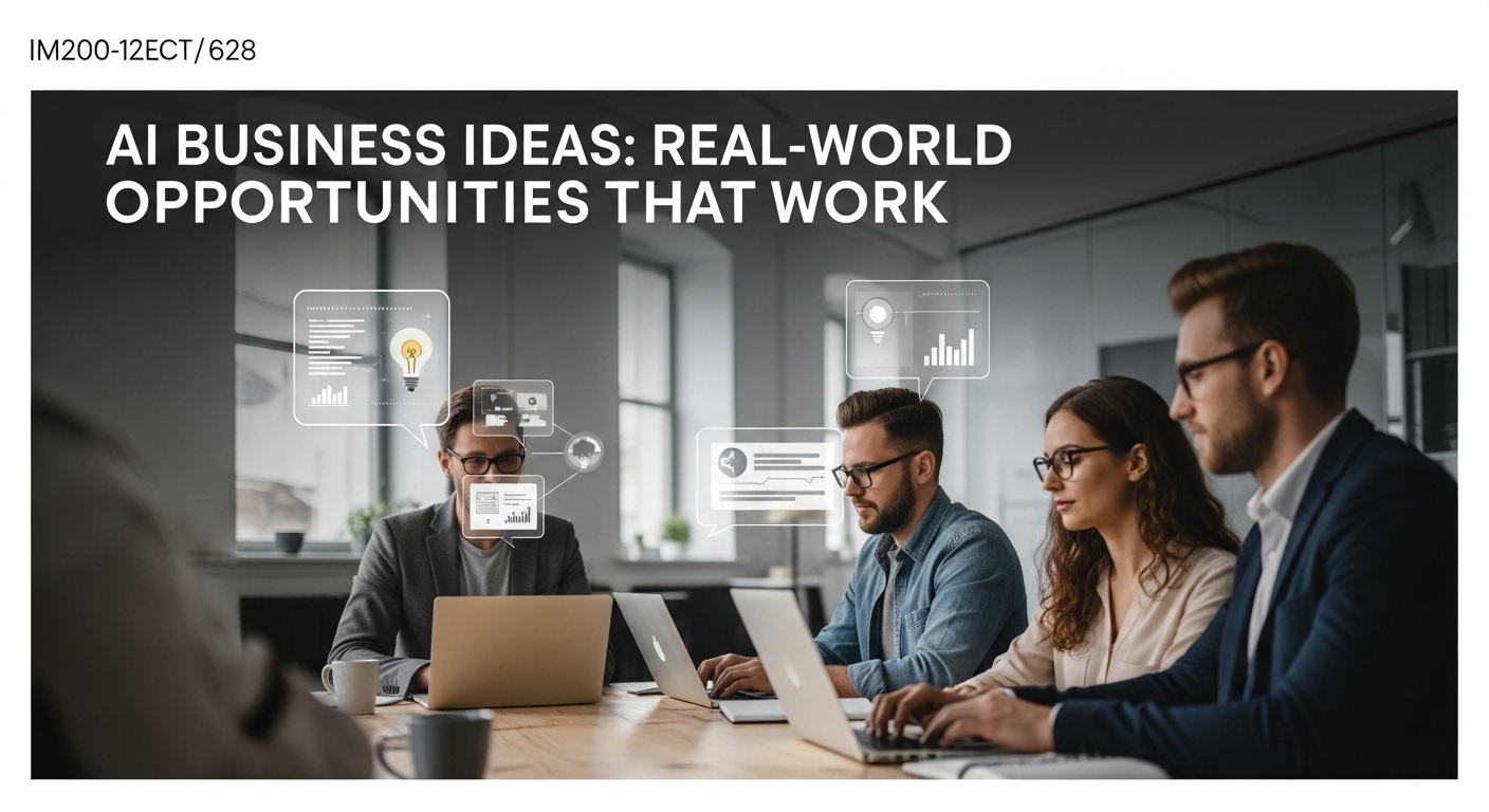 AI Business Ideas: Real-World Opportunities That Work